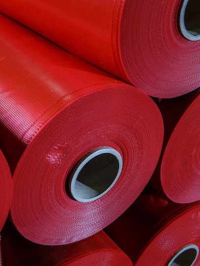 red roll of cast films